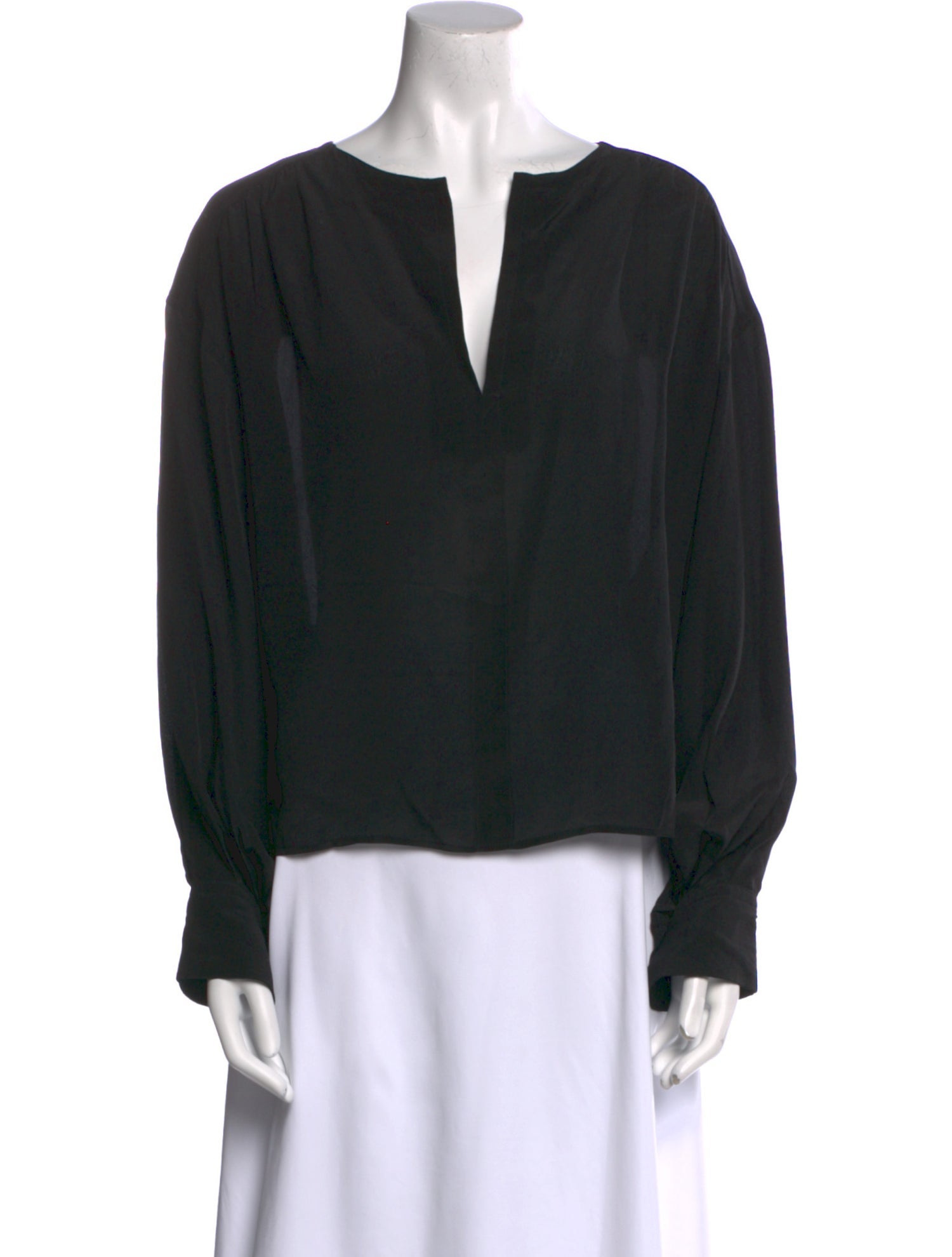 Étoile Isabel Marant Silk V-Neck Blouse