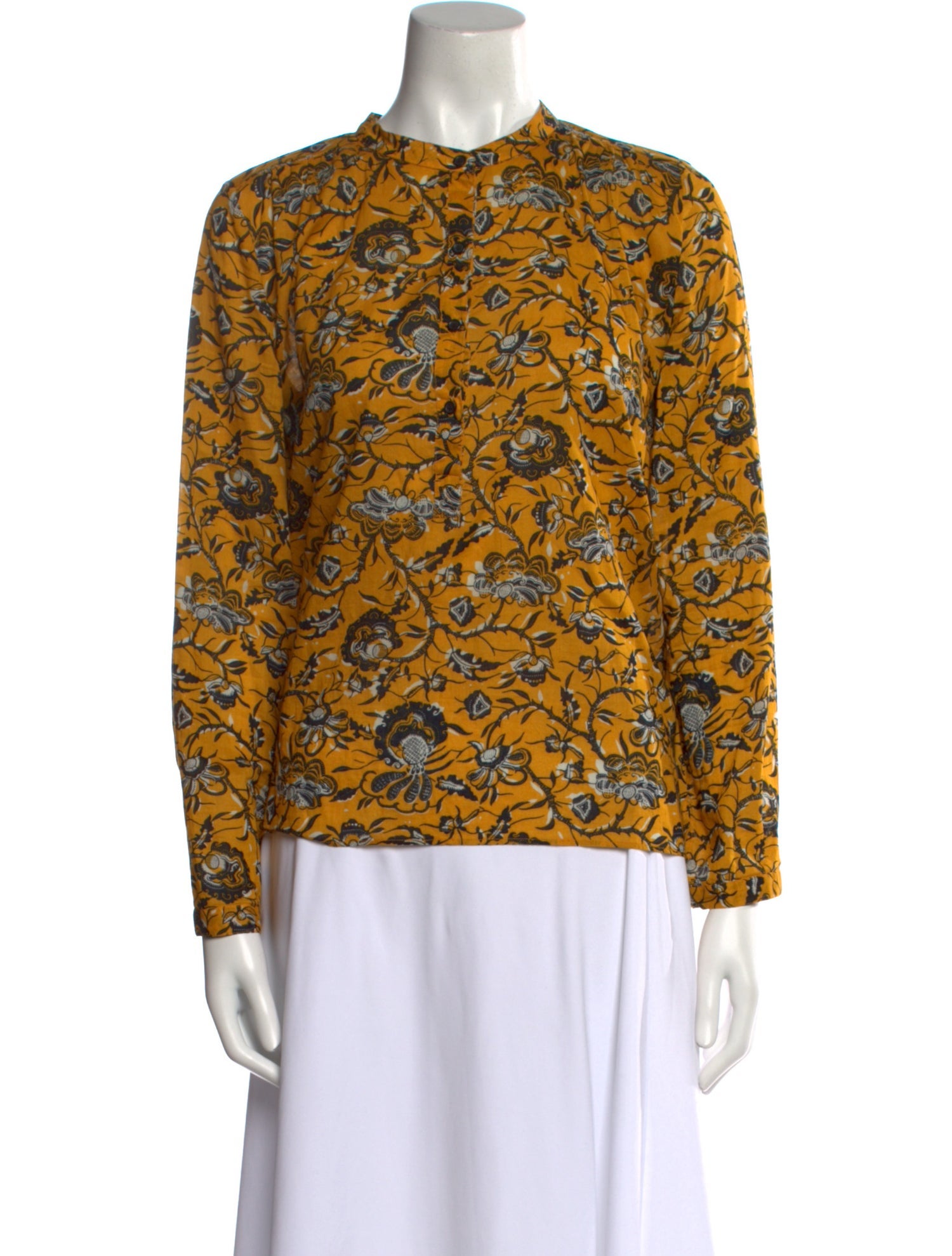 Étoile Isabel Marant Printed Crew Neck Blouse