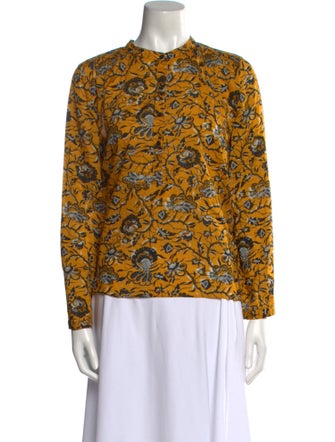 Étoile Isabel Marant Printed Crew Neck Blouse