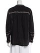 Étoile Isabel Marant Crew Neck Long Sleeve Button-Up Top