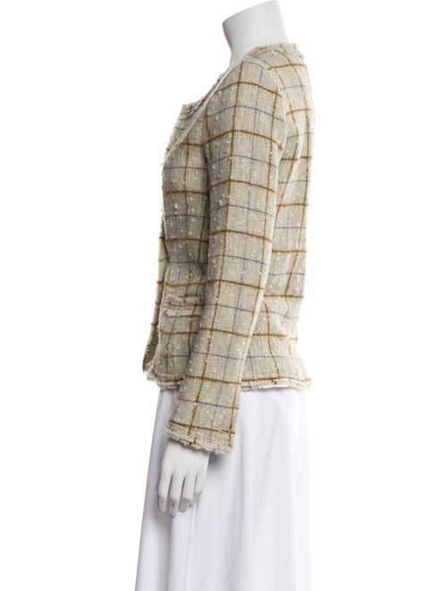 Étoile Isabel Marant Wool Plaid Print Blazer