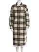 Étoile Isabel Marant Wool Plaid Print Coat