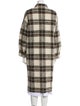 Étoile Isabel Marant Wool Plaid Print Coat