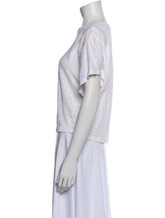 Étoile Isabel Marant Linen Graphic Print T-Shirt