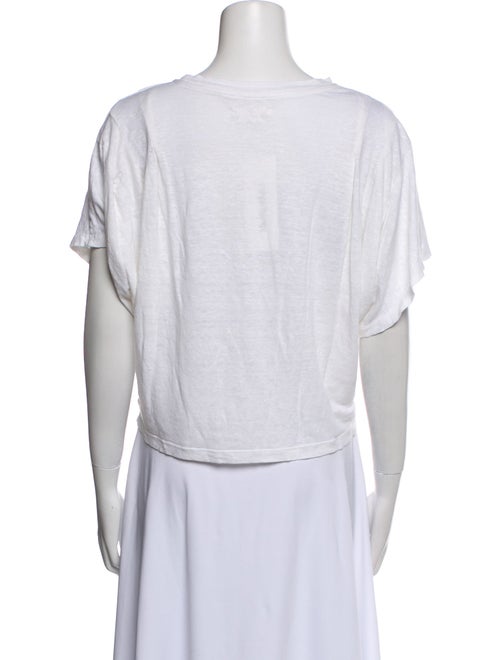 Étoile Isabel Marant Linen Graphic Print T-Shirt