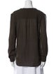 Étoile Isabel Marant Scoop Neck Long Sleeve Blouse