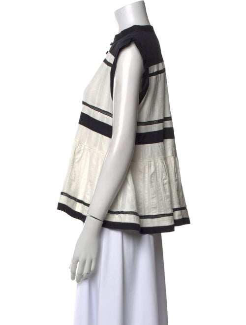 Étoile Isabel Marant Striped Mock Neck Top