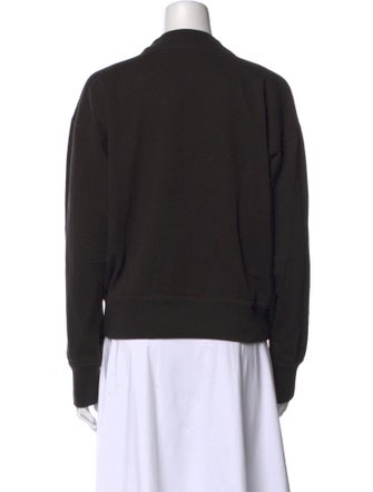 Étoile Isabel Marant Graphic Print Mock Neck Sweatshirt