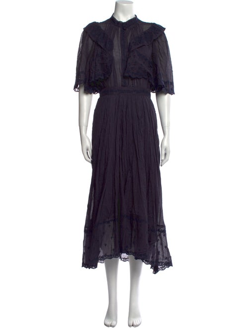 Étoile Isabel Marant Mock Neck Long Dress