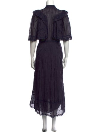 Étoile Isabel Marant Mock Neck Long Dress