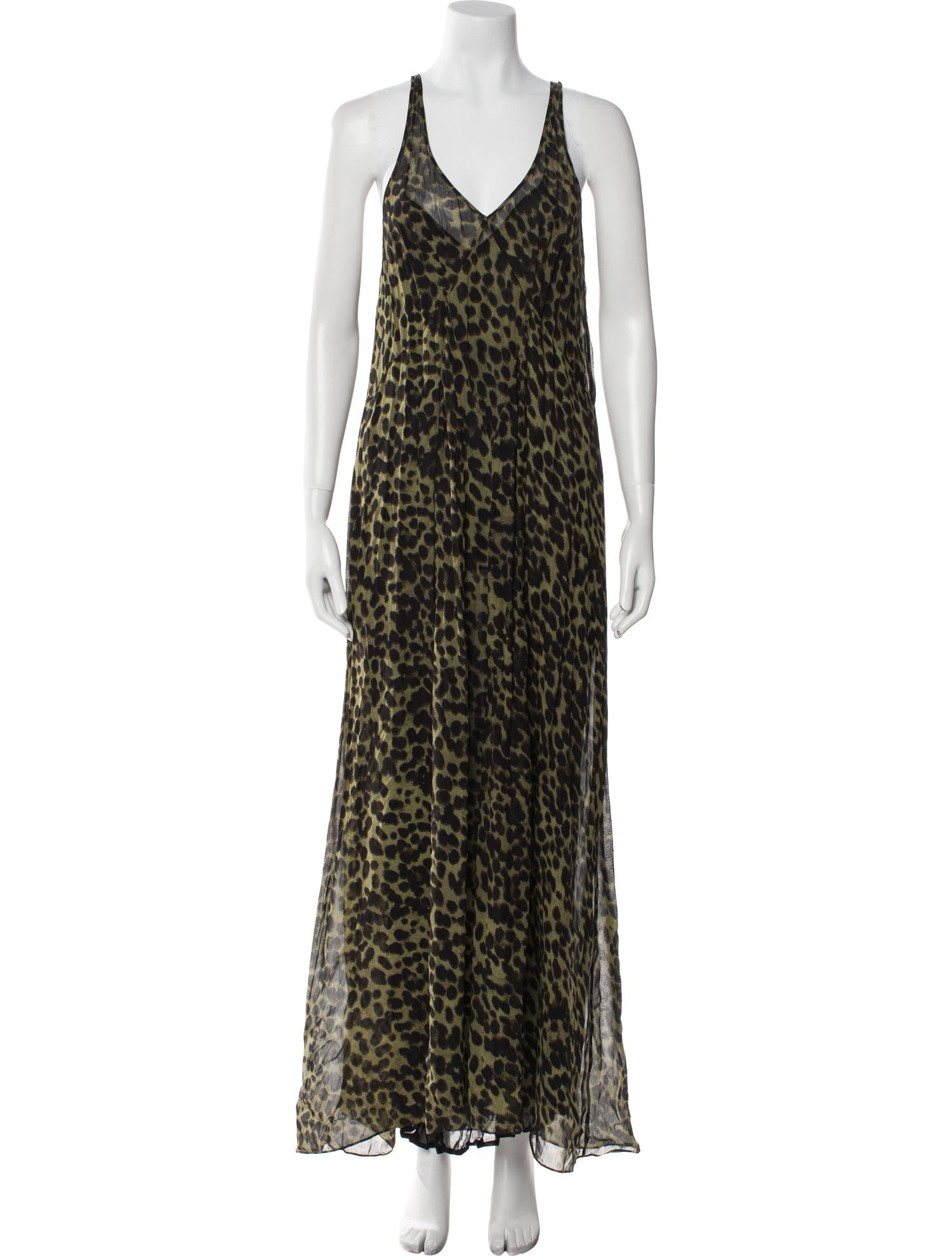 Étoile Isabel Marant Animal Print Long Dress