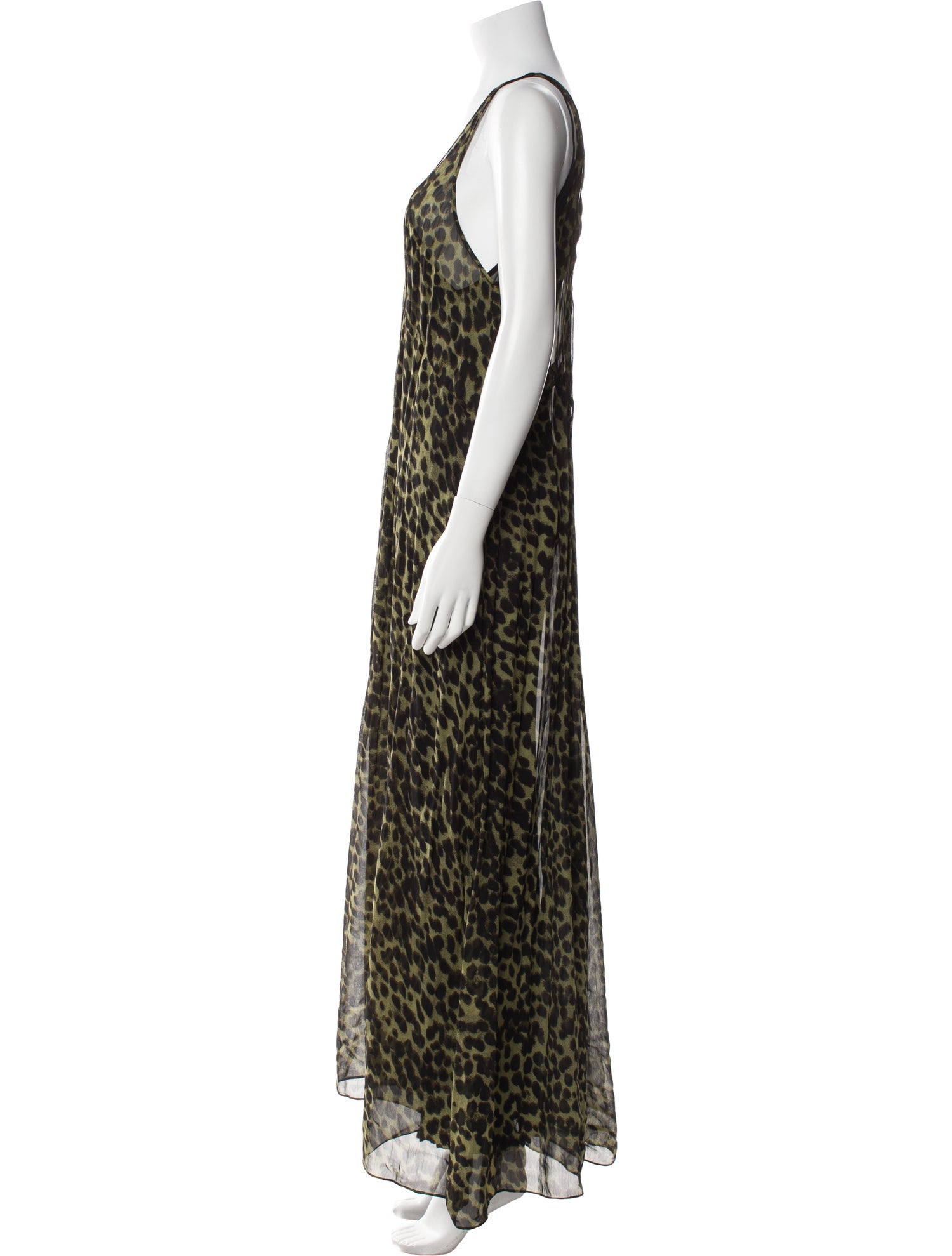 Étoile Isabel Marant Animal Print Long Dress
