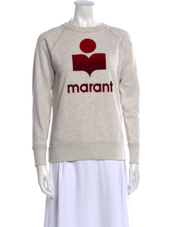 Étoile Isabel Marant Graphic Print Crew Neck Sweatshirt