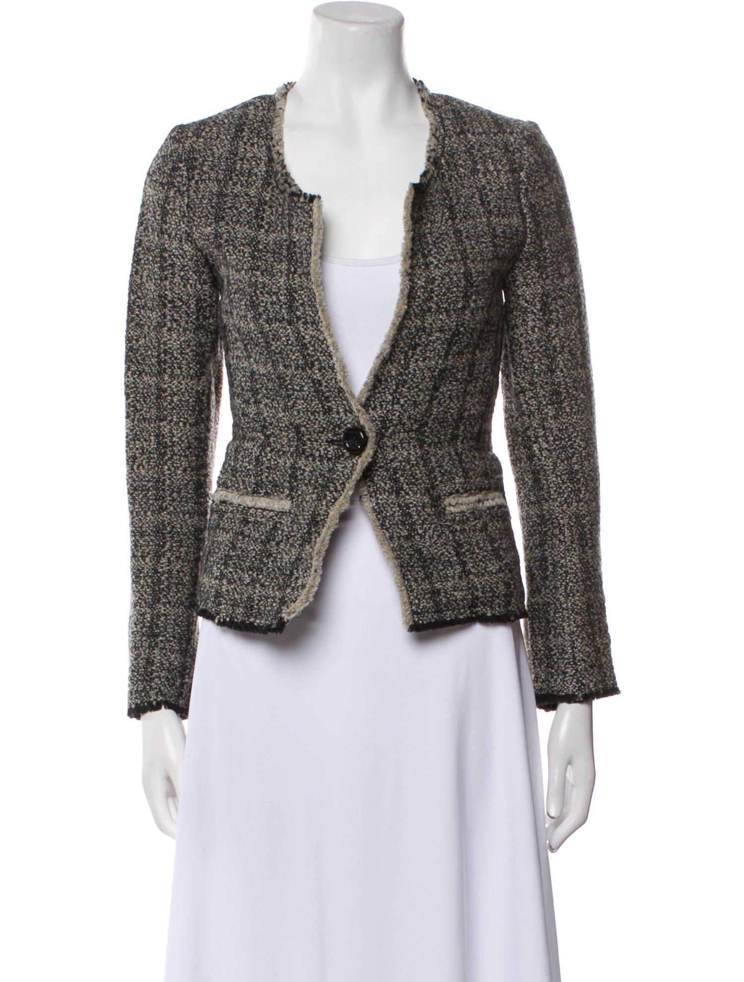 Étoile Isabel Marant Wool Tweed Pattern Jacket w/ Tags