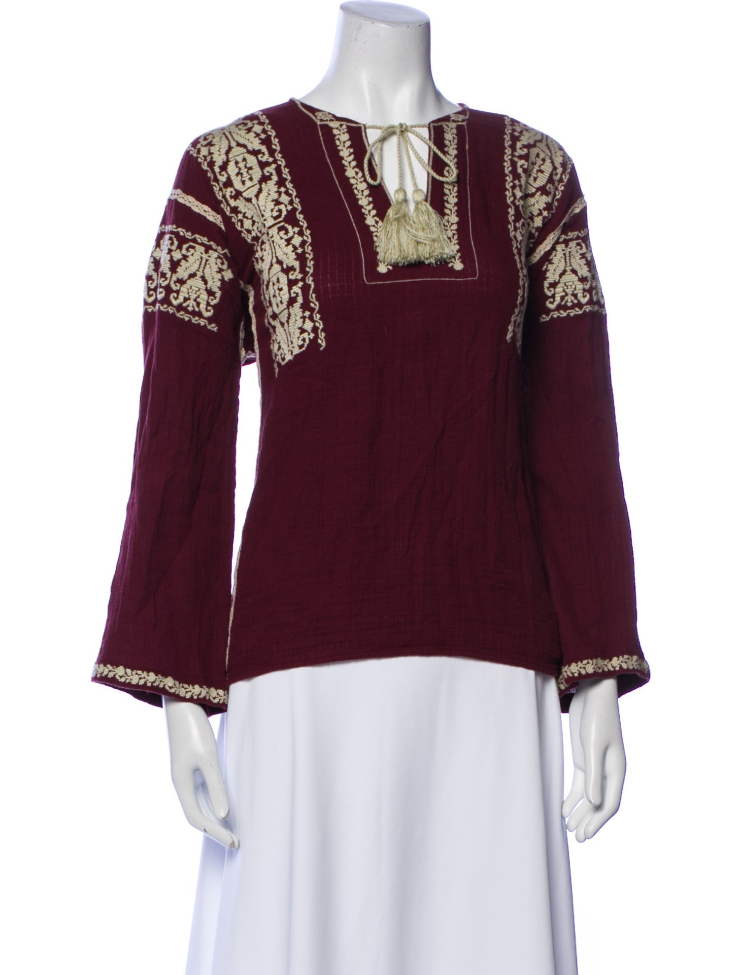 Étoile Isabel Marant Printed V-Neck Blouse