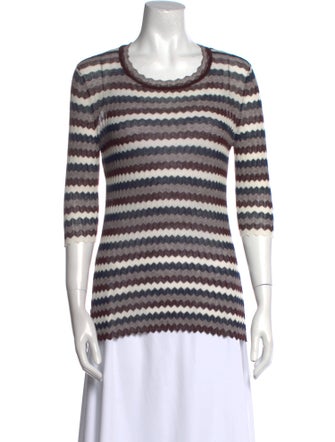 Étoile Isabel Marant Striped Scoop Neck T-Shirt
