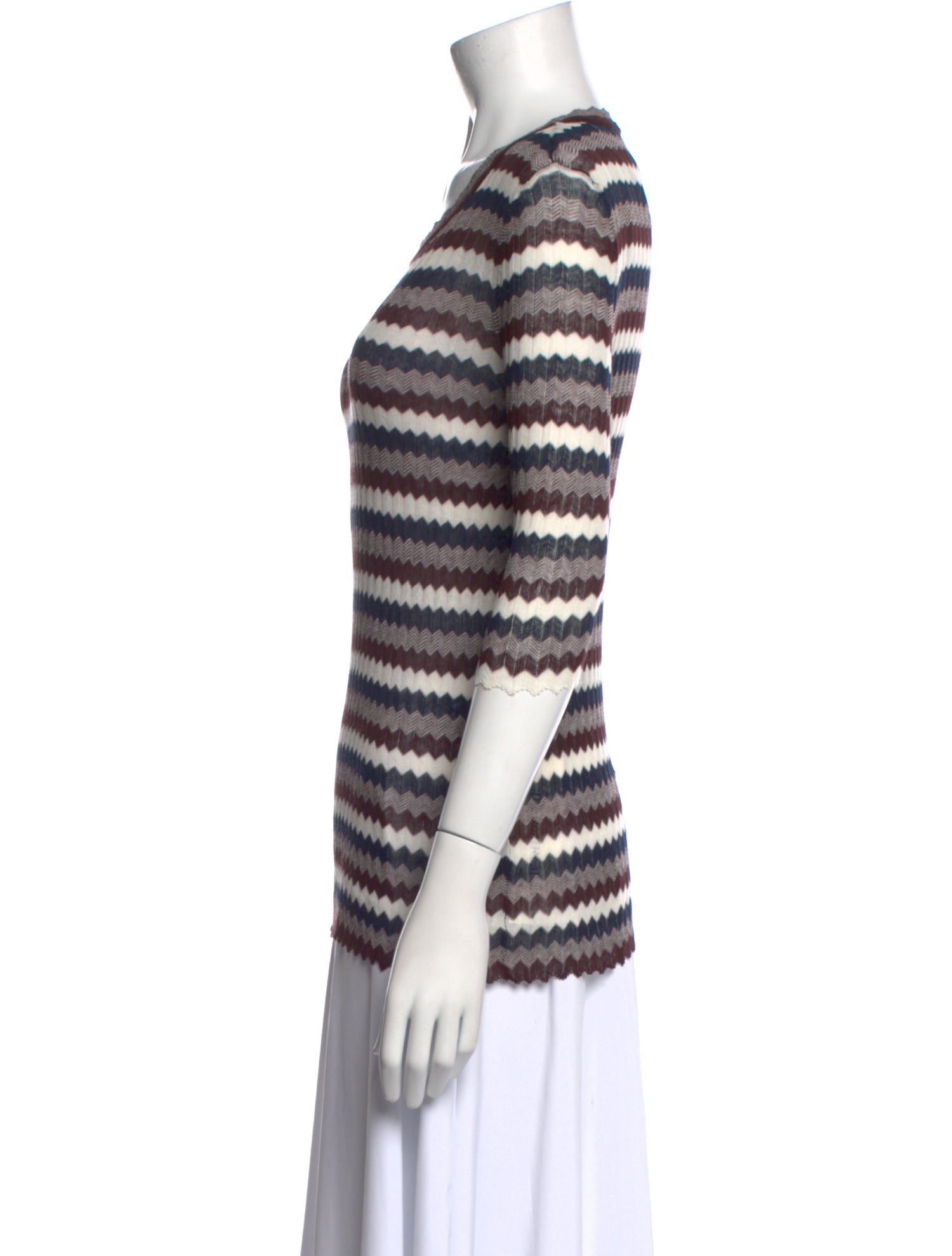 Étoile Isabel Marant Striped Scoop Neck T-Shirt