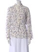 Étoile Isabel Marant Paisley Print Mock Neck Blouse
