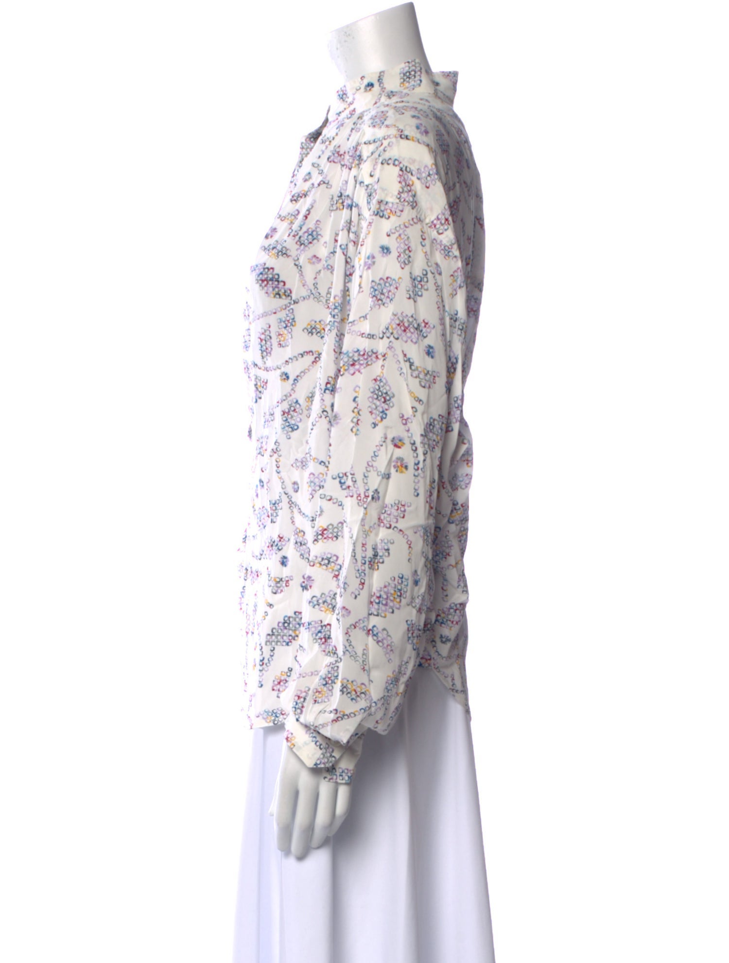 Étoile Isabel Marant Paisley Print Mock Neck Blouse