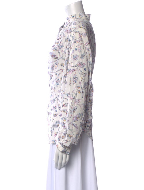 Étoile Isabel Marant Paisley Print Mock Neck Blouse