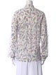 Étoile Isabel Marant Paisley Print Mock Neck Blouse