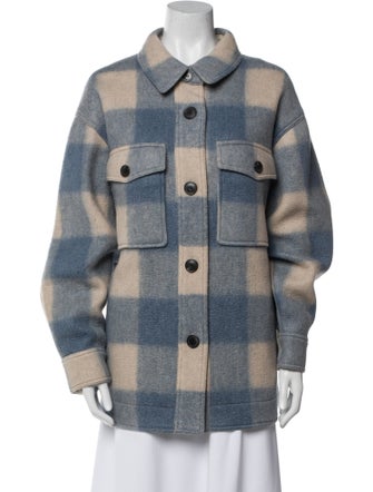 Étoile Isabel Marant Plaid Print Coat