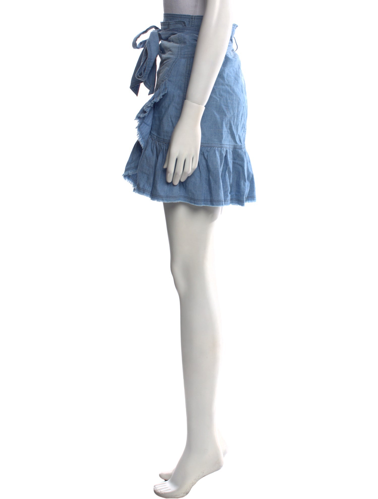 Étoile Isabel Marant Raw-Edge Trim Mini Skirt