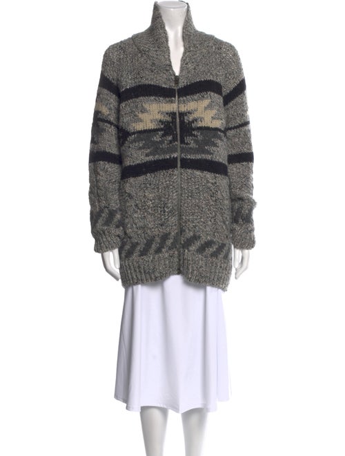 Étoile Isabel Marant Printed V-Neck Sweater