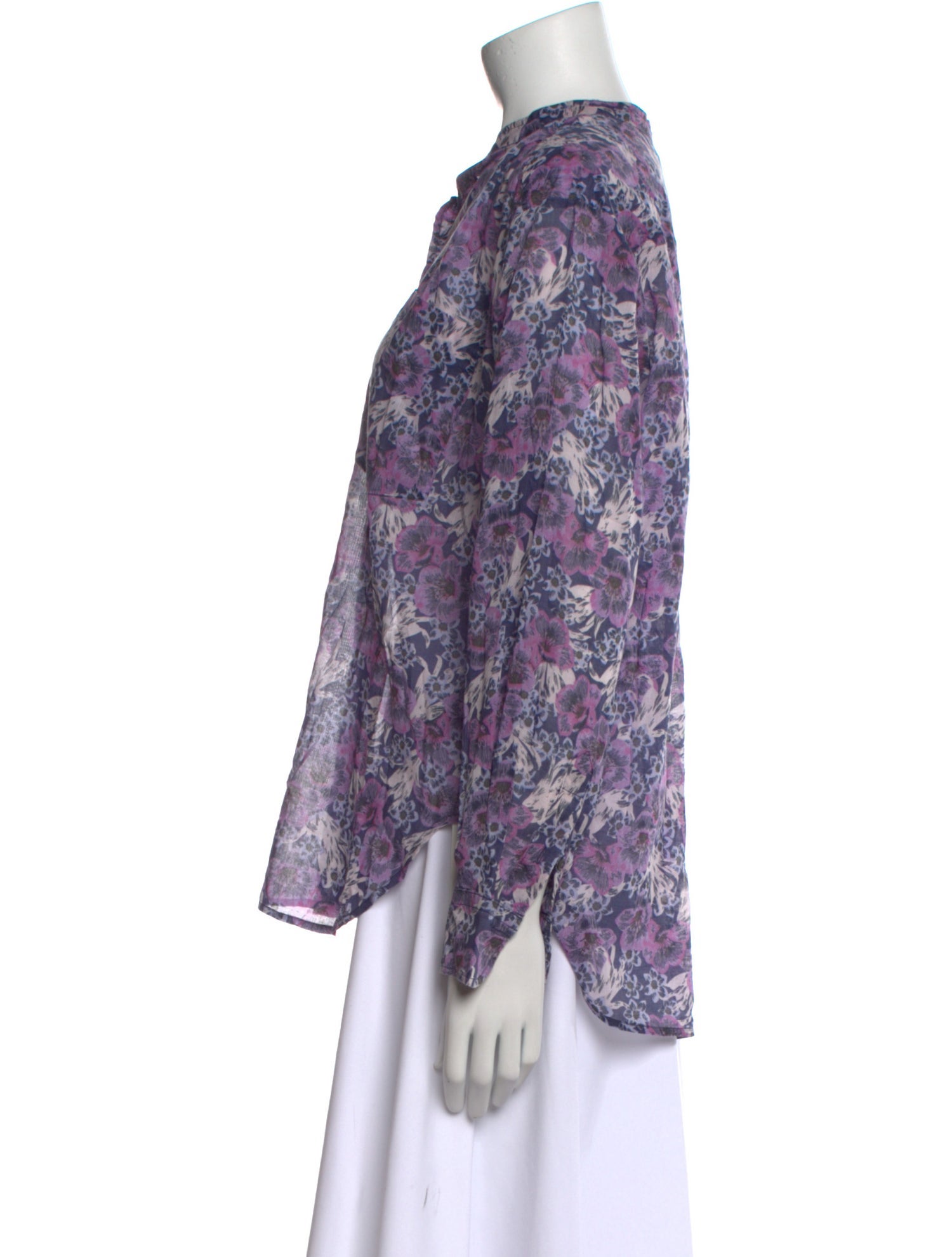 Étoile Isabel Marant Floral Print V-Neck Blouse