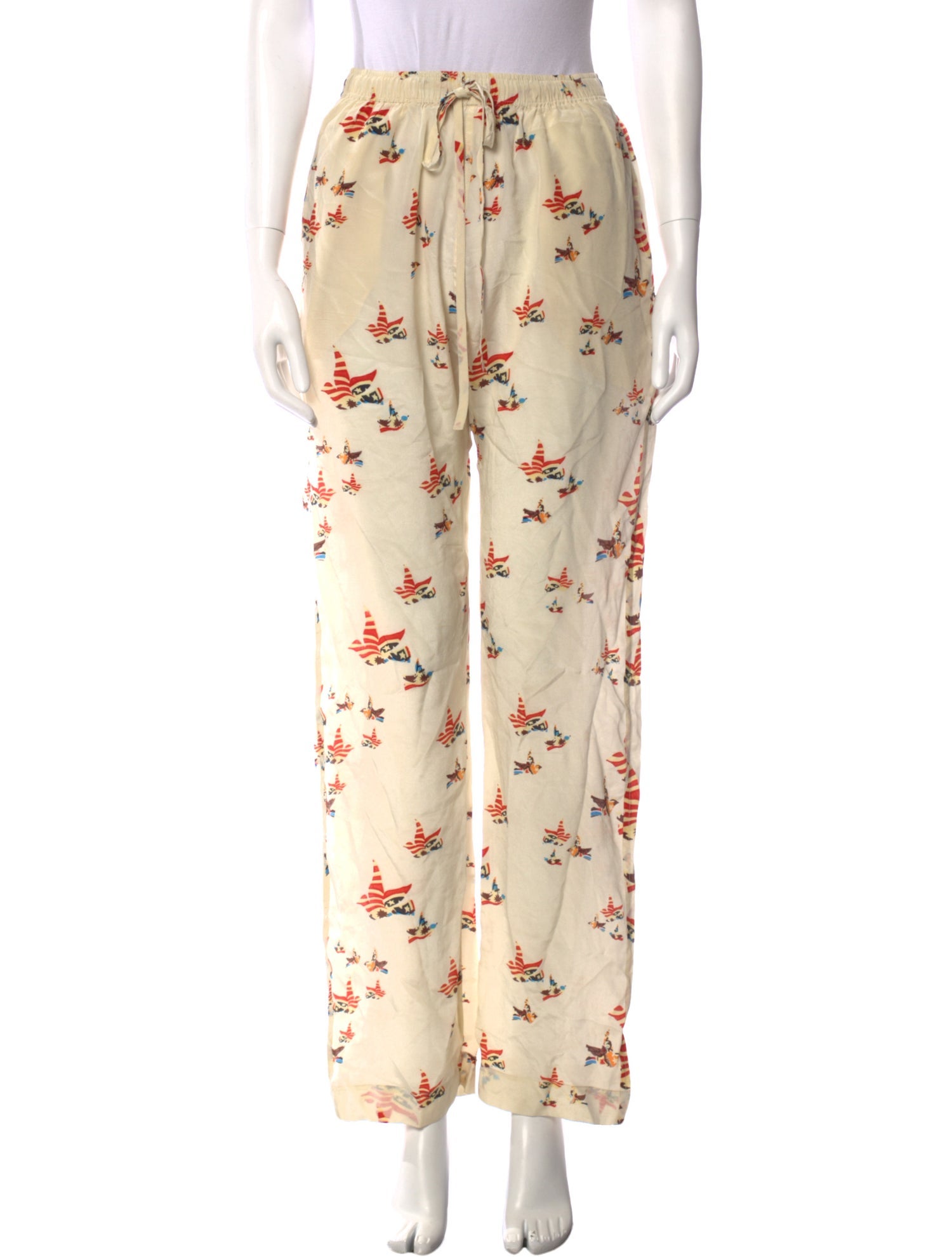 Étoile Isabel Marant Silk Straight Leg Pants