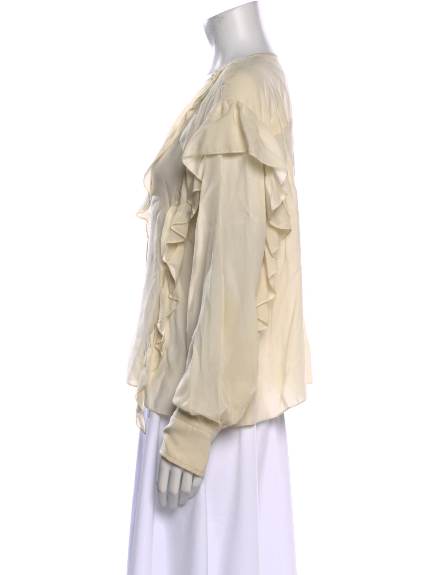 Étoile Isabel Marant V-Neck Long Sleeve Blouse