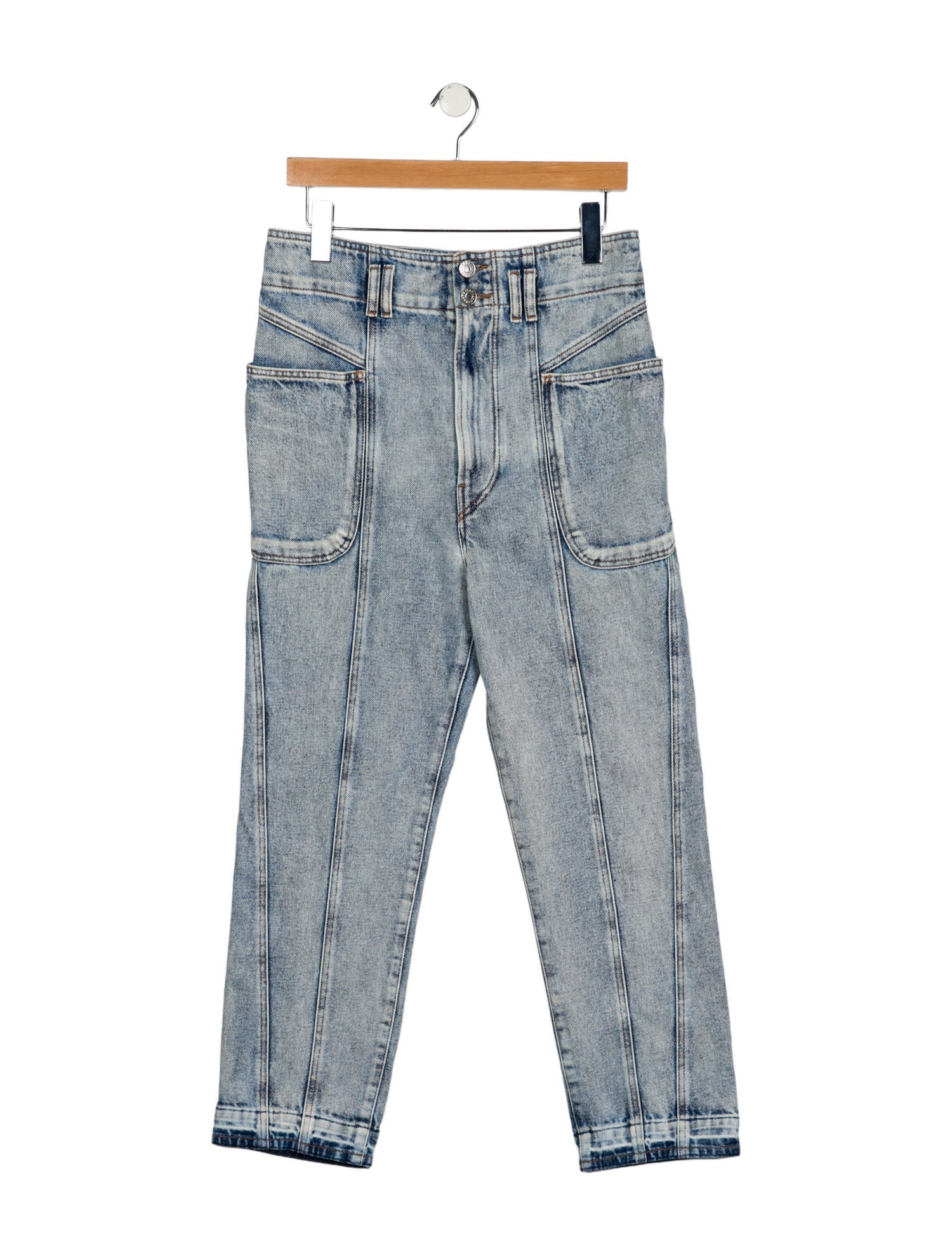 Étoile Isabel Marant High-Rise Straight Leg Jeans