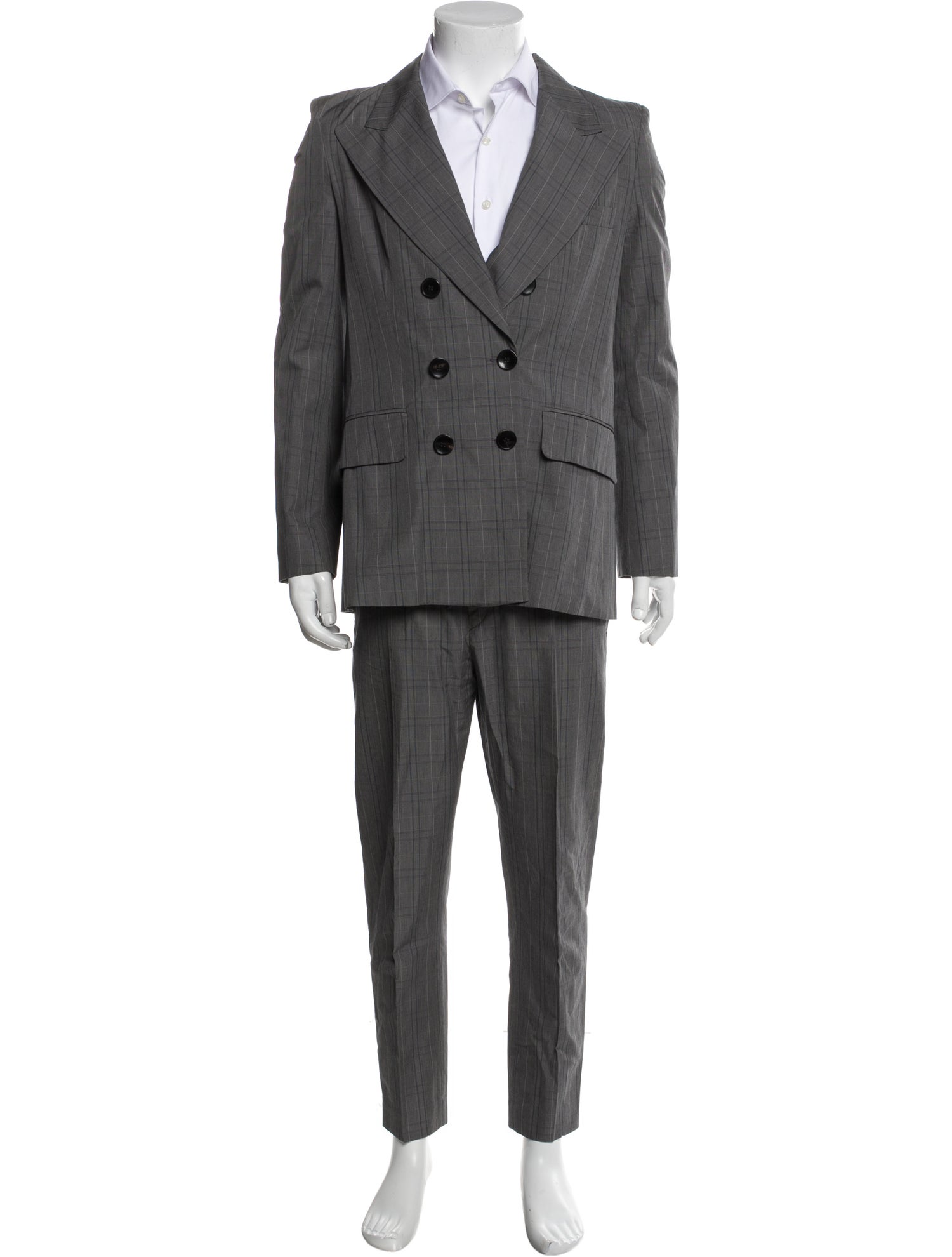 Étoile Isabel Marant Plaid Print Three-Piece Suit