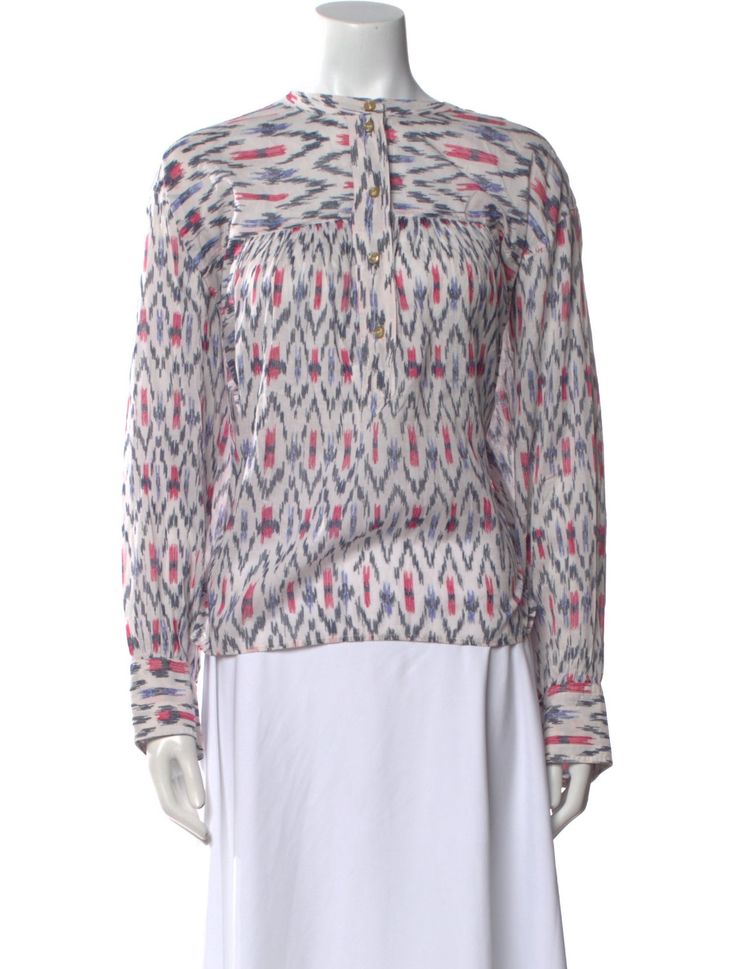 Étoile Isabel Marant Printed Mock Neck Sweatshirt