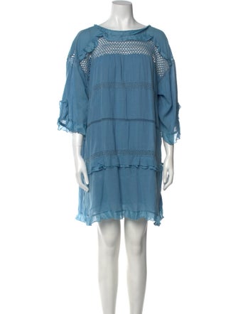 Étoile Isabel Marant Scoop Neck Mini Dress