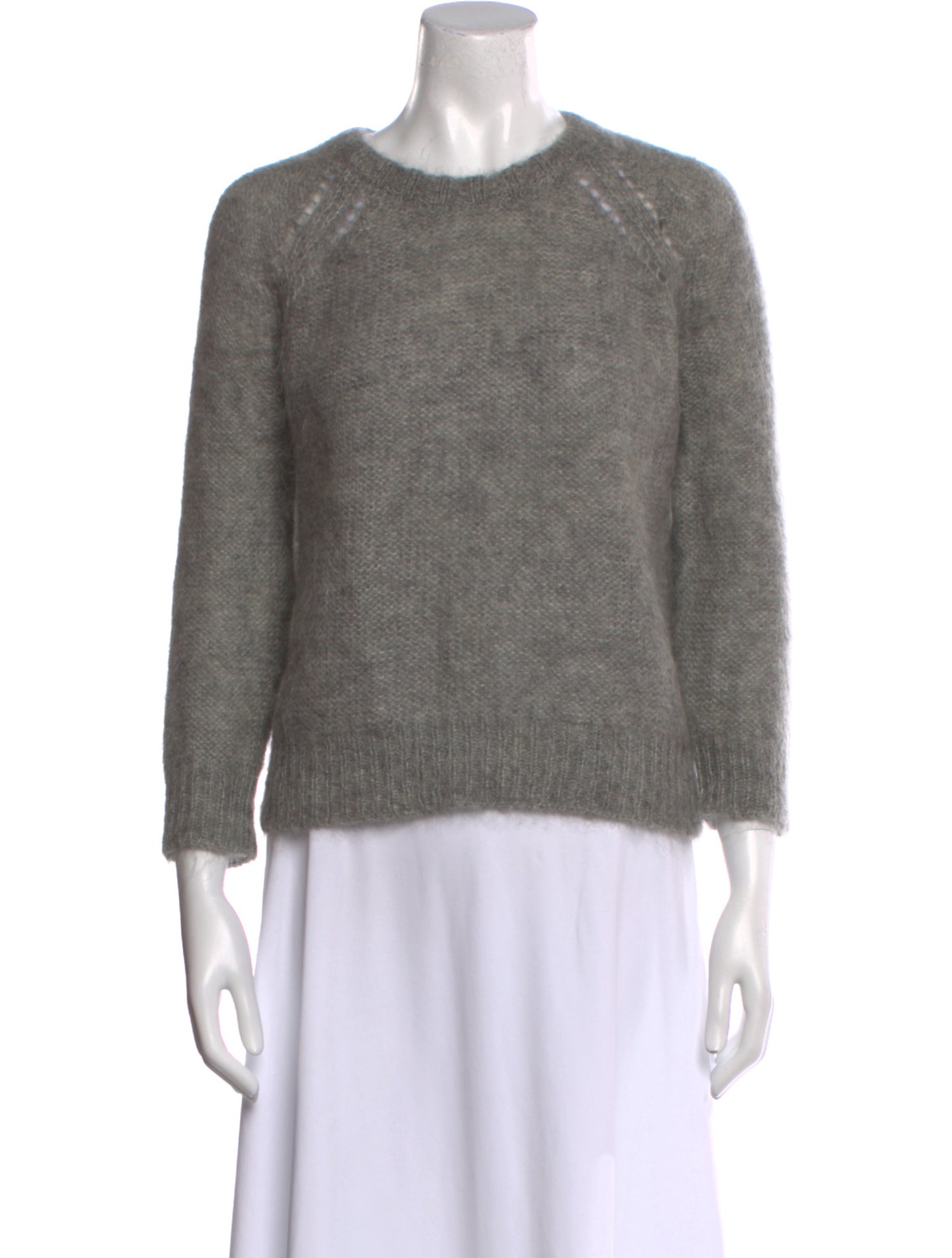 Étoile Isabel Marant Kid Mohair Scoop Neck Sweater