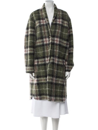 Étoile Isabel Marant Plaid Print Coat