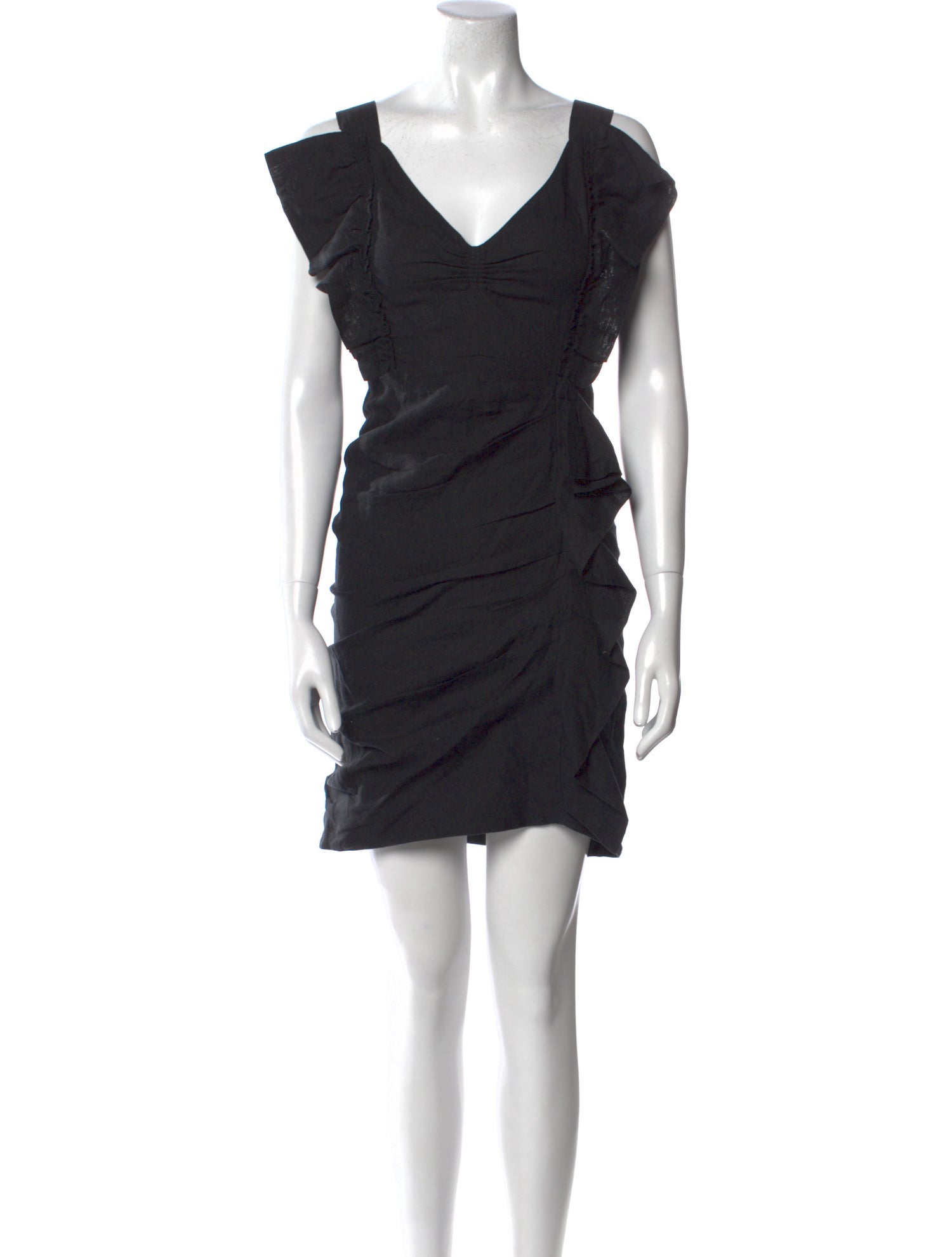 toile Isabel Marant Linen Mini Dress - Black Dresses, Clothing - WET210644  | The RealReal
