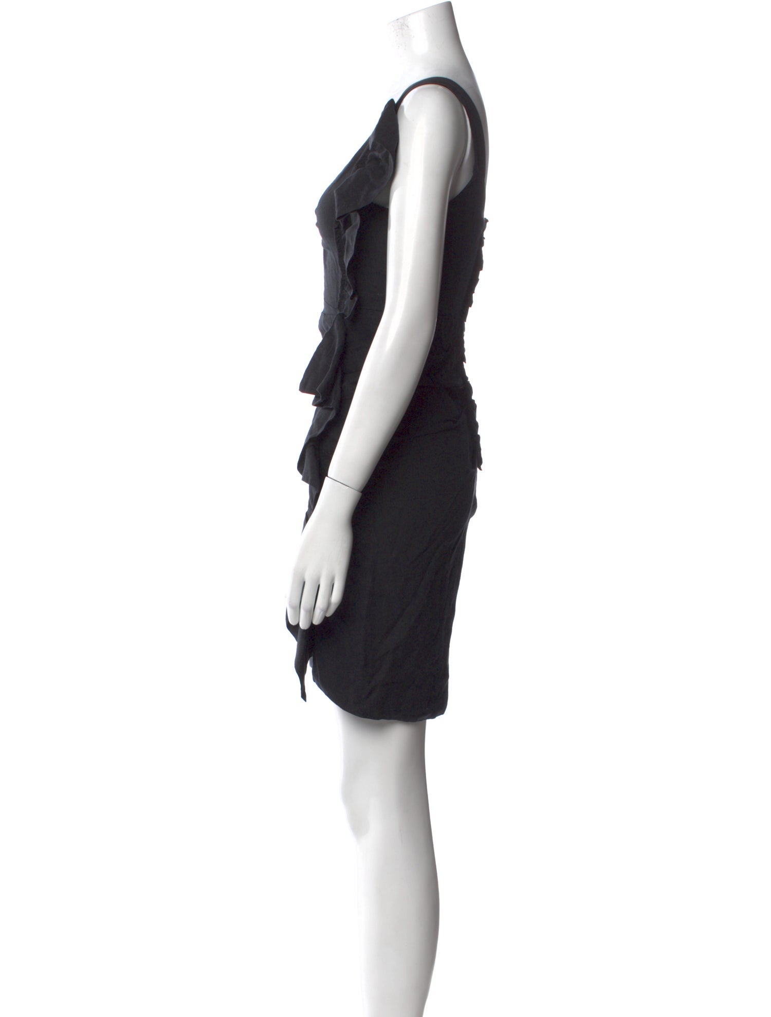 lace midi a line dress Marchesa Notte Midi Dress