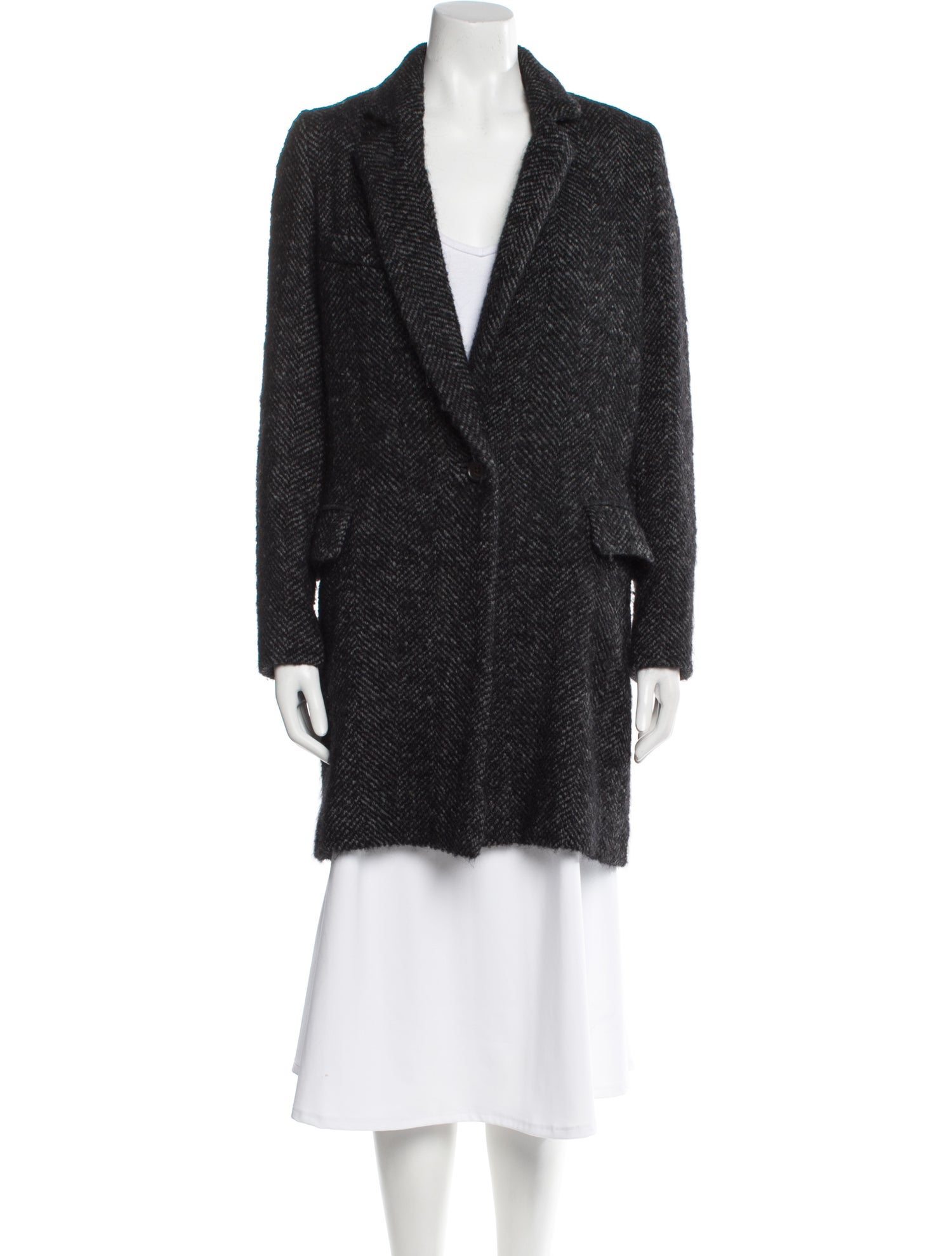 Étoile Isabel Marant Wool Striped Coat