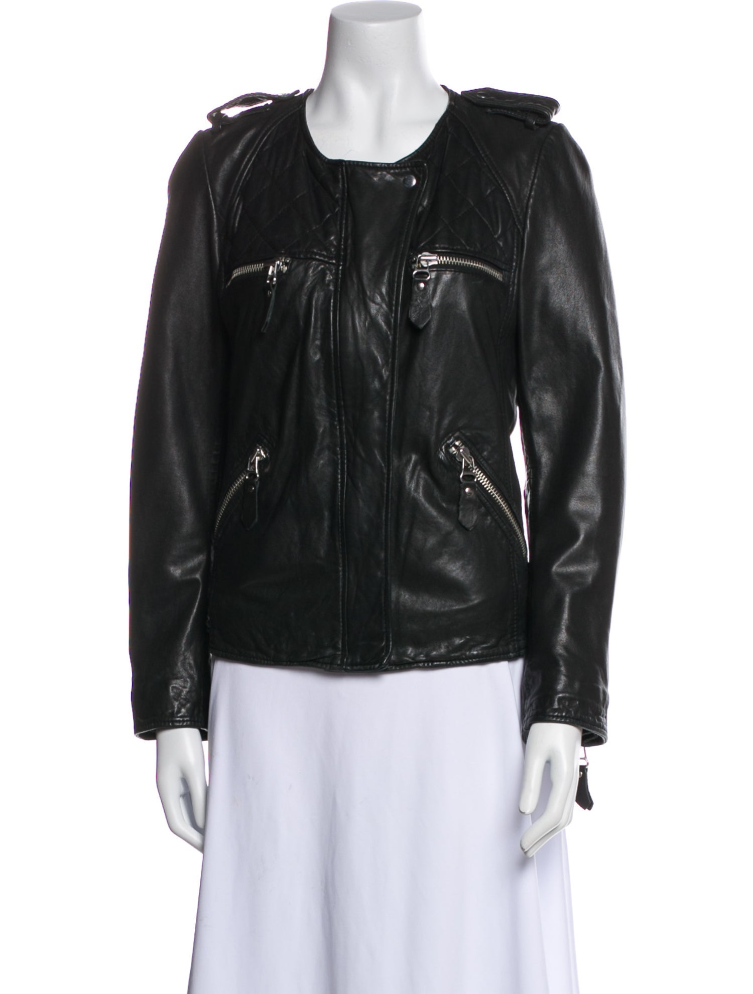 Étoile Isabel Marant Lambskin Biker Jacket