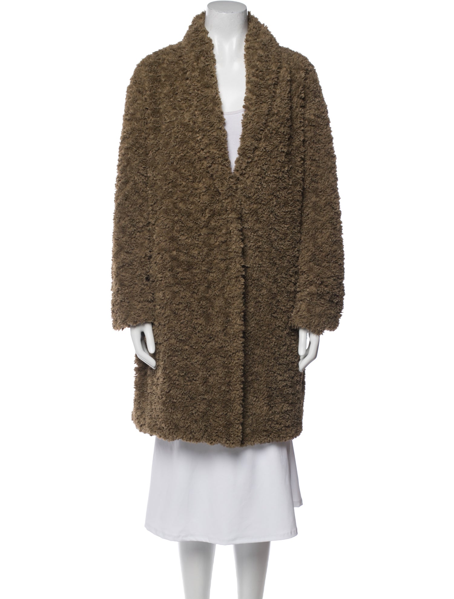 Étoile Isabel Marant Faux Shearling Faux Fur Coat