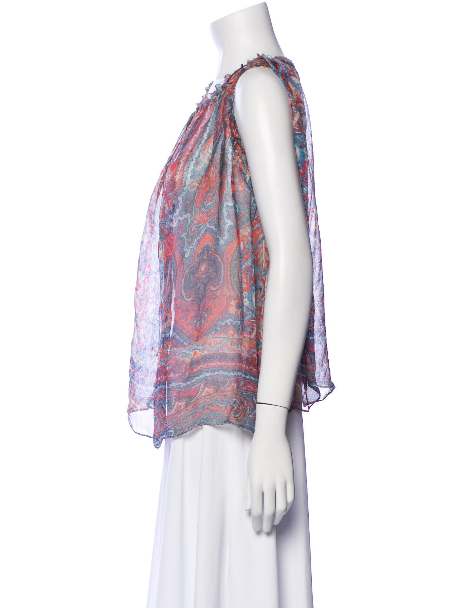 Étoile Isabel Marant Silk Paisley Print Blouse