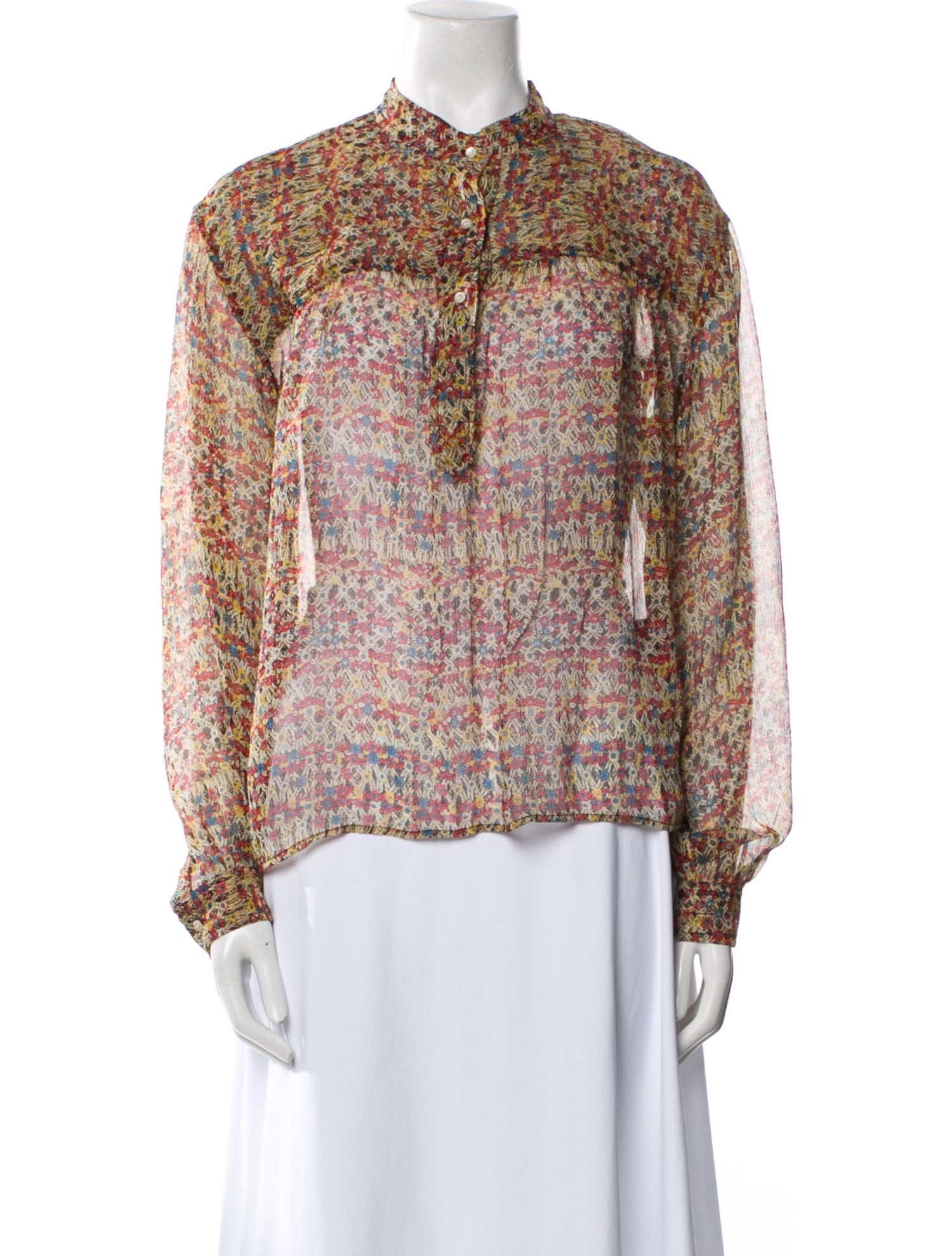 Étoile Isabel Marant Silk Printed Blouse