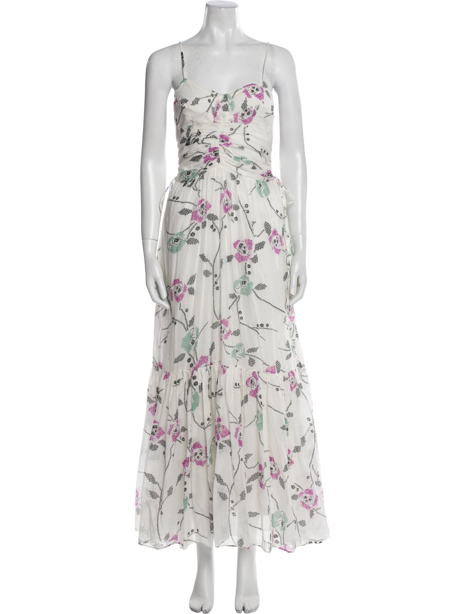 Étoile Isabel Marant Floral Print Long Dress