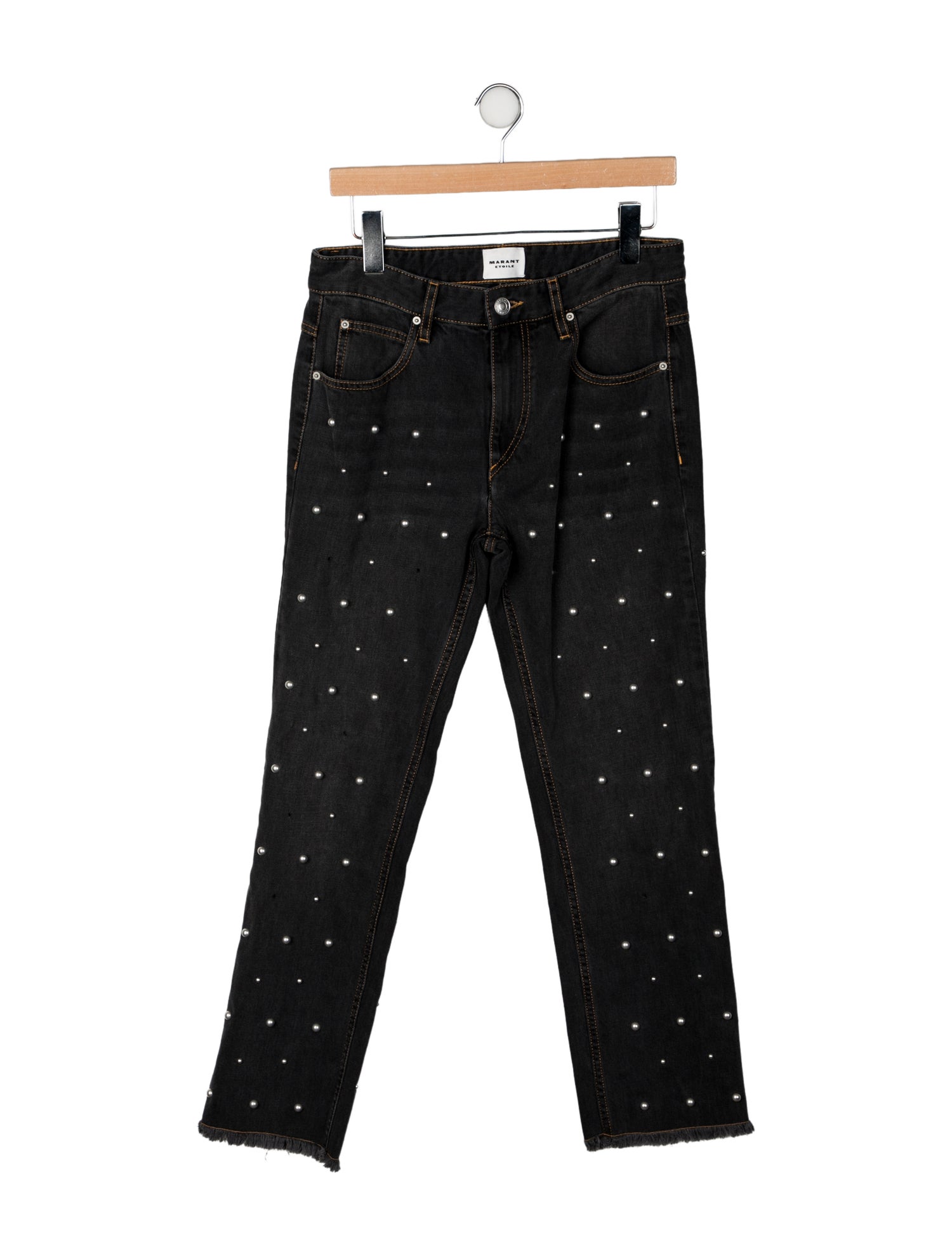 Étoile Isabel Marant Mid-Rise Straight Leg Jeans