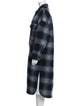 Étoile Isabel Marant Plaid Print Faux Fur Coat