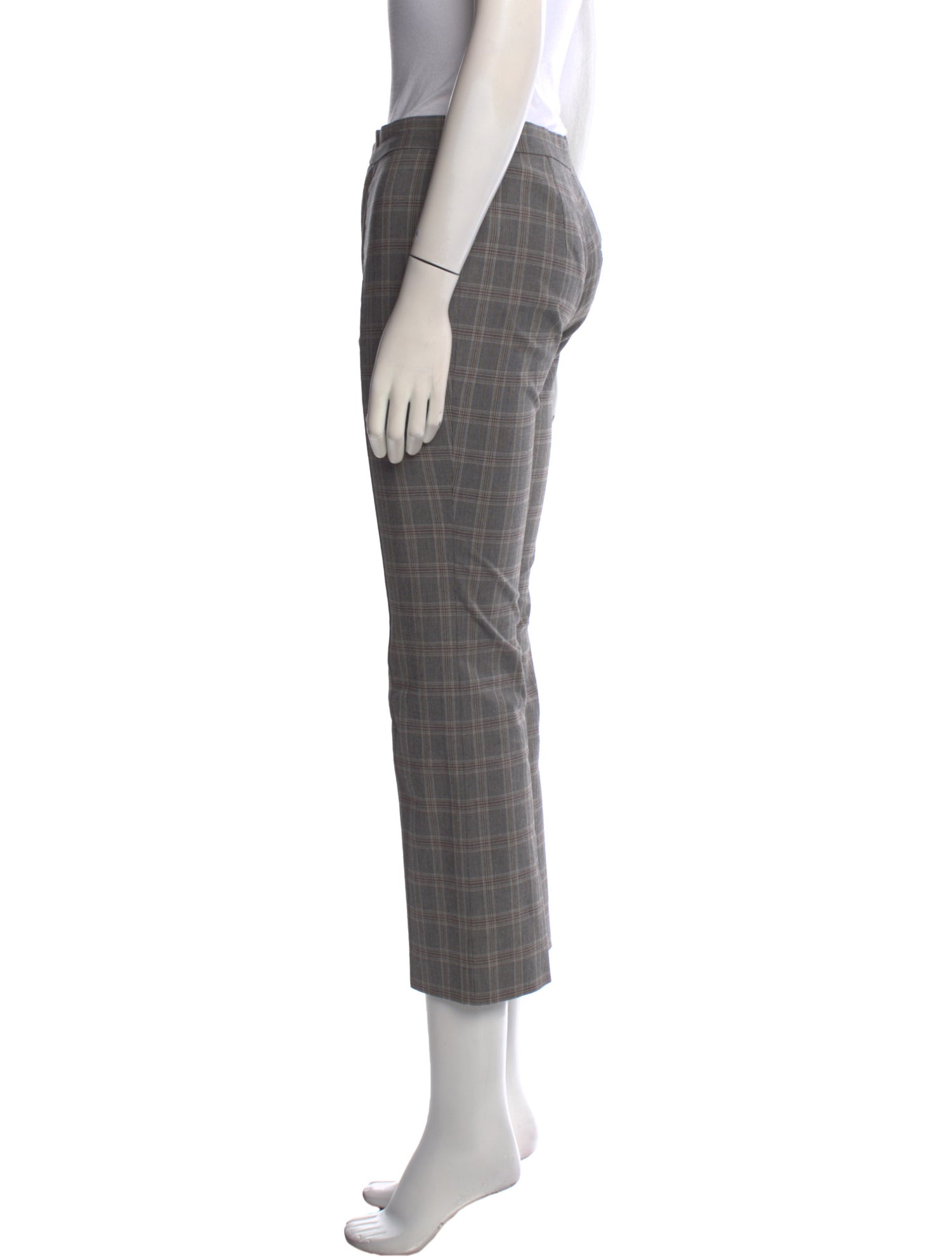 Étoile Isabel Marant Plaid Print Straight Leg Pants