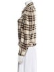 Étoile Isabel Marant Wool Plaid Print Jacket