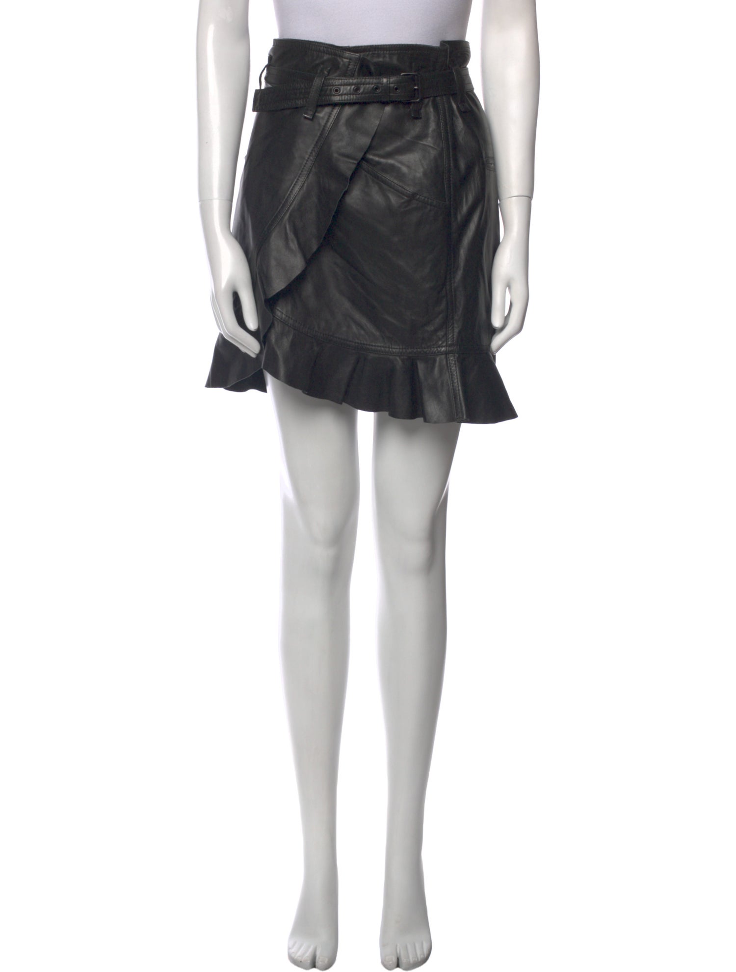 Étoile Isabel Marant Lamb Leather Mini Skirt